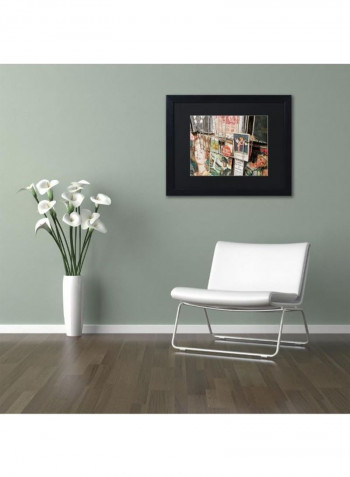 Magazine Rack Wall Art Multicolour 11 x 14inch
