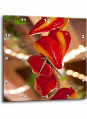Ceramic Red Hot Chili Peppers Wall Clock Multicolour 10x10inch