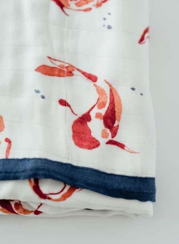 Deluxe Muslin Quilt - Fish Pond
