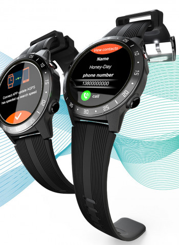 SMA-TK05 1.3" Screen BT3.0/4.0 GPS Sports Smartwatch Black