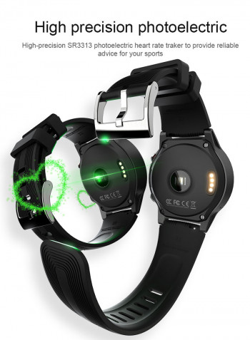 SMA-TK05 1.3" Screen BT3.0/4.0 GPS Sports Smartwatch Black
