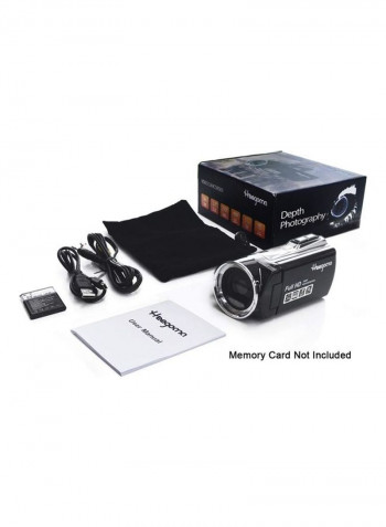 Camera Recorder FHD 1080P 12MP 2.7 GDV5162BL Black