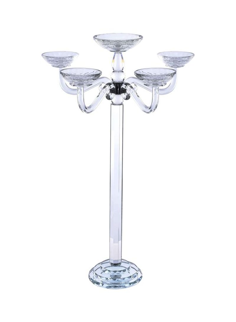Decorative Candle Holder Clear 80x55x15x12centimeter