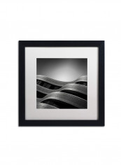 The Urban Sea Framed Wall Art Black/Grey 16 x 16inch