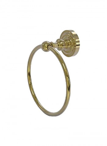 Dottingham Collection Towel Ring Gold 6inch