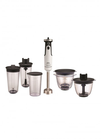 Handheld Blender Prep Set 650W 402053 White/Black/Clear