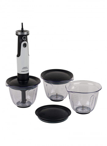 Handheld Blender Prep Set 650W 402053 White/Black/Clear