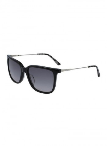 Women's UV Protected Modified Rectangular Sunglasses - Lens Size: 55 mm
