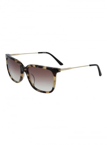 Women's UV Protected Rectangular Sunglasses - Lens Size: 55 mm