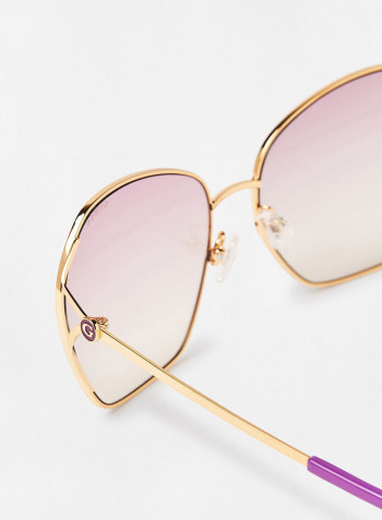 Women's Butterfly Sunglasses - Lens Size: 62 mm