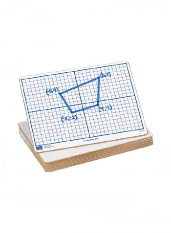 X-Y Coordinate Grid Dry-Erase Boards