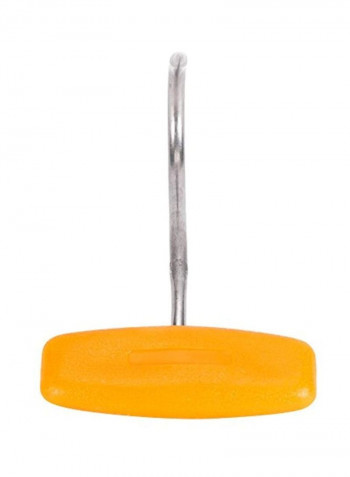 Sani-Safe Handle Orange/Silver 1.1x3x0.6inch