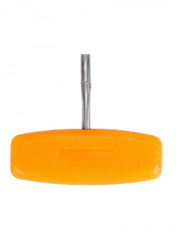 Sani-Safe Handle Orange/Silver 1.1x3x0.6inch