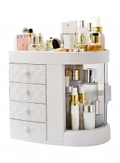 4 Tiers Acrylic Multifunctional Storage Rack White