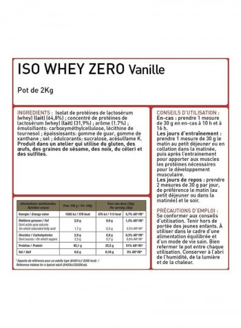 ISO Zero Whey Protein Vanilla 2kg