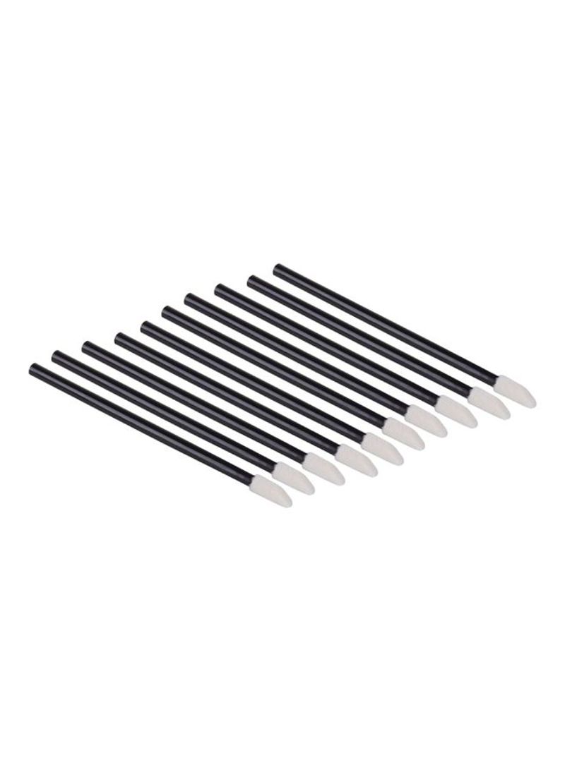 500-Piece Disposable Lip Brush Set Black/White