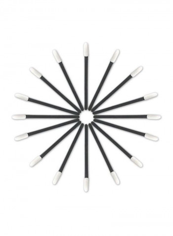 500-Piece Disposable Lip Brush Set Black/White