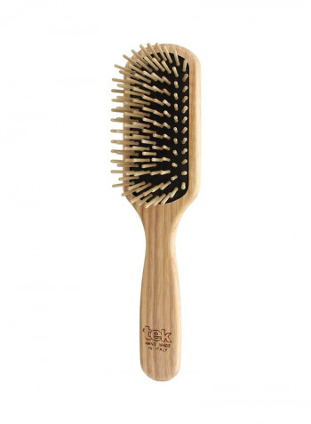 Wooden Hair Brush Beige/Black