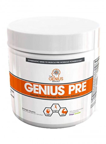 Genius Pre Dietary Supplement Grape Limeade