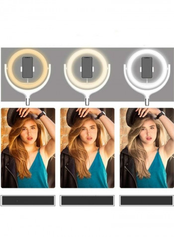 Selfie Photography Ring Light Black/White