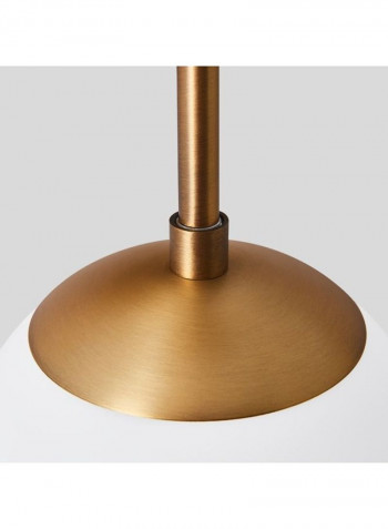 Bronze Double Head  E27 LED Glass Ball Wall Lamp Multicolour 52x20x20centimeter