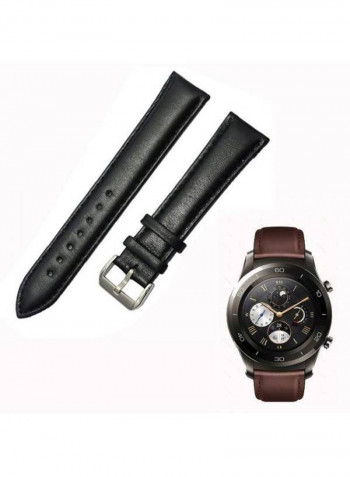 Huawei Watch 2 Pro Premium Leather Band Strap For Smart Watch Black