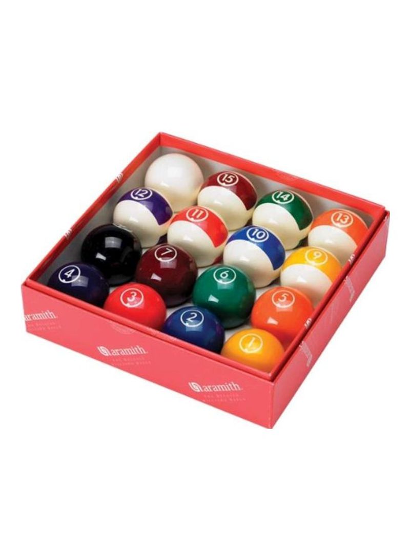 16-Piece Billiard Regulation Pool Ball Set