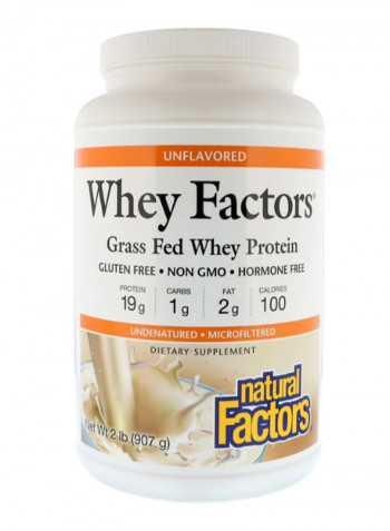 Whey Factors Grass Fed Unflavoured Protein