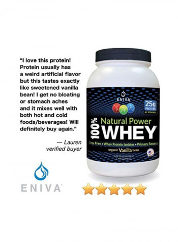 Natural Power Whey Nutrition Supplement - Vanilla