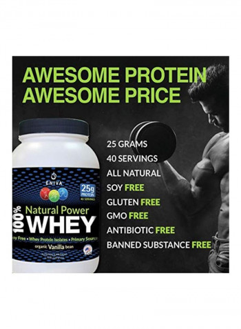 Natural Power Whey Nutrition Supplement - Vanilla