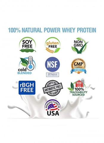 Natural Power Whey Nutrition Supplement - Vanilla