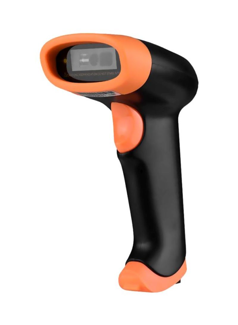 Handheld Barcode Scanner Black/Orange
