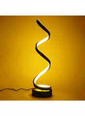 Spiral LED Table Lamp Black one sizecentimeter reviews Spiral LED Table Lamp Black one sizecentimeter