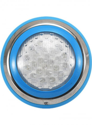 15W LED Stainless Steel Wall Mounted Pool Light Multicolour 31x31x8centimeter