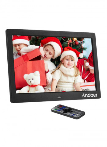 Electronic Led Digital Photo Frame Album Kit 10inch Black