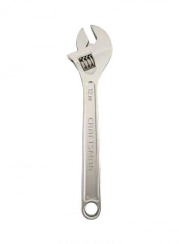 Adjustable Wrench Silver 30.48cm