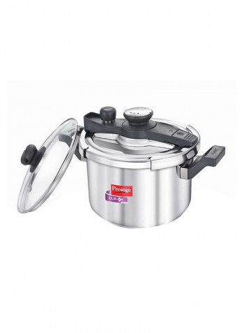 Clip on Svachh S/S Pressure Cooker Silver 5L