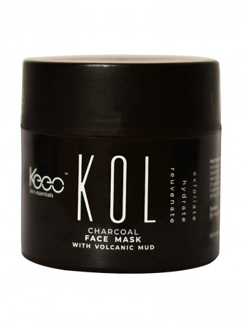 Charcoal Face Mask With Volcanic Mud 100g
