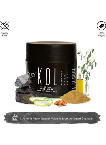 Charcoal Face Mask With Volcanic Mud 100g