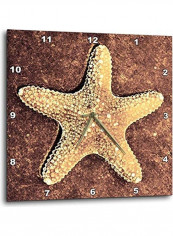 Dpp 27958 1 Bronze Starfish Wall Clock Multicolour 10x10inch
