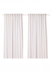 2-Piece Window Curtain Set Beige 145x300centimeter