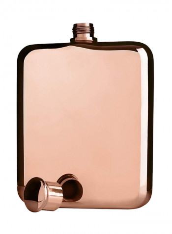 Copper Plated Flask Lid Rose Gold