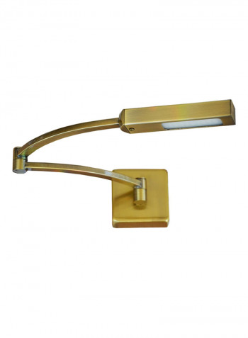LED Mirror Light Gold 7.5x50centimeter