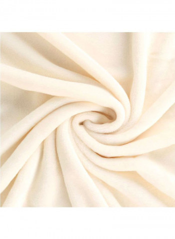 Nap Blanket Polyester White 108x96inch