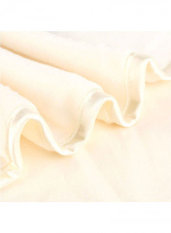 Nap Blanket Polyester White 108x96inch