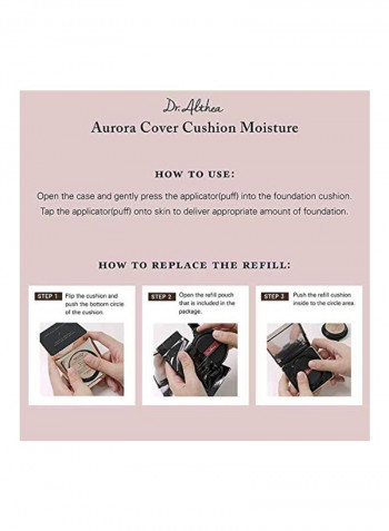 Aurora Cover Cushion Moisture Foundation SPF50+ 23 Sand