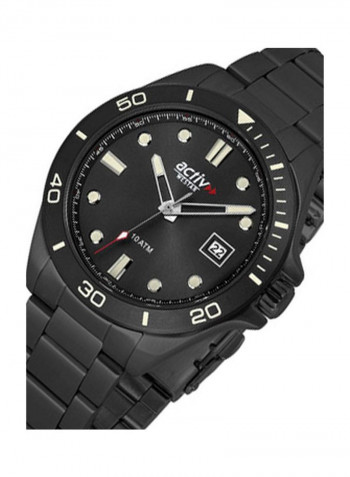 Men's Activ Water Resistant Analog Watch 90250BBN903