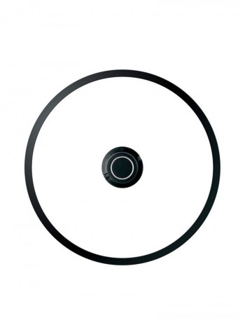 Tempered Glass Cookware Lid Black/Clear 28centimeter