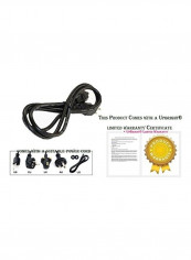 AC In Power Cord Outlet Socket Cable Plug Lead For Grace Design M201 2 Channel Mic Preamp BLACK