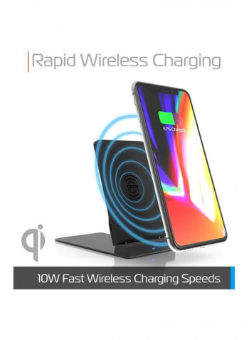 Multi-Angle Wireless Charger Black